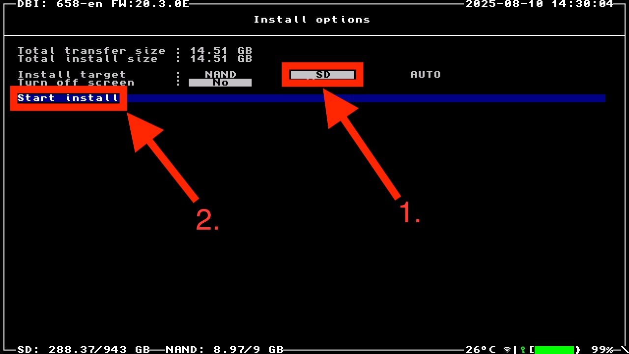 DBI - Install Target