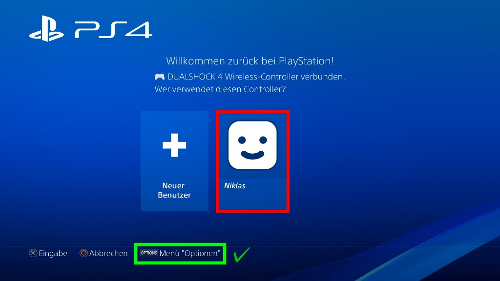 Online-Account prüfen