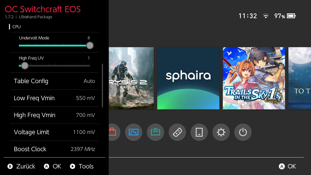 OC Switchcraft EOS – CPU