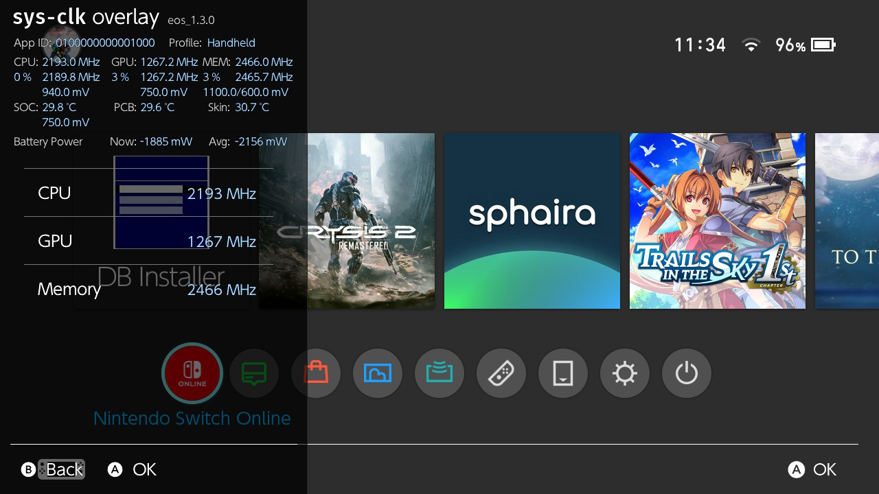 sys-clk – Temporary Overrides