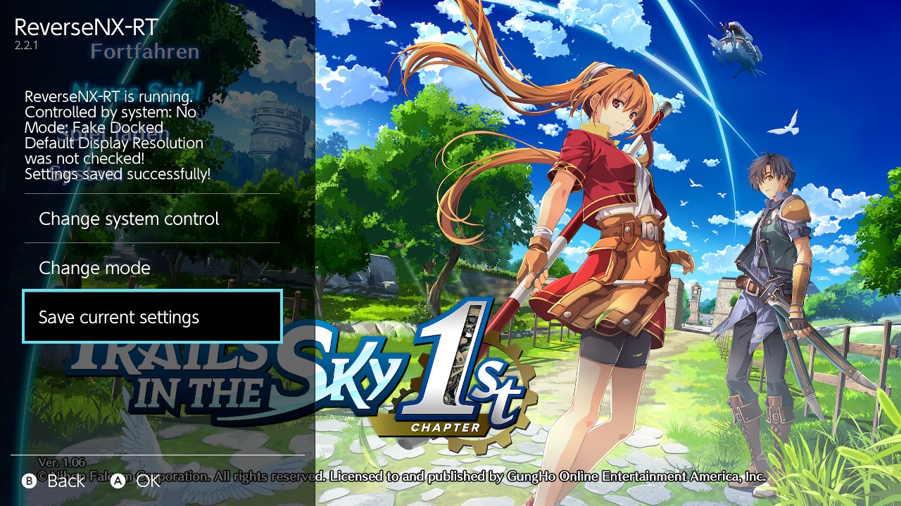 Max. Bildqualität – Fake Docked